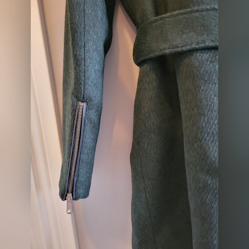 NWT Twik Trenchcoat with leather detailing. Size XS - Picture 4 of 4